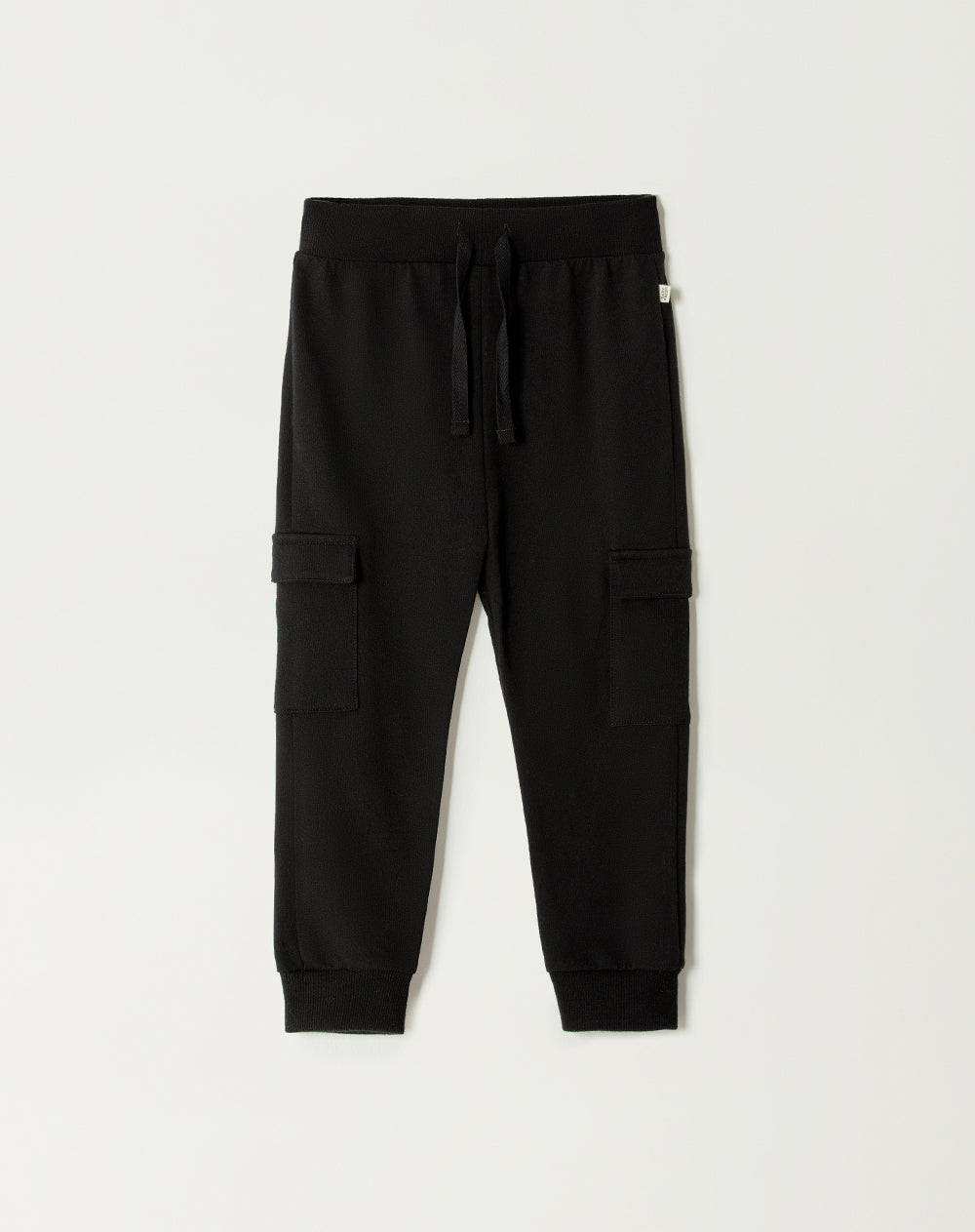 Jogger regular fit tiro medio negro